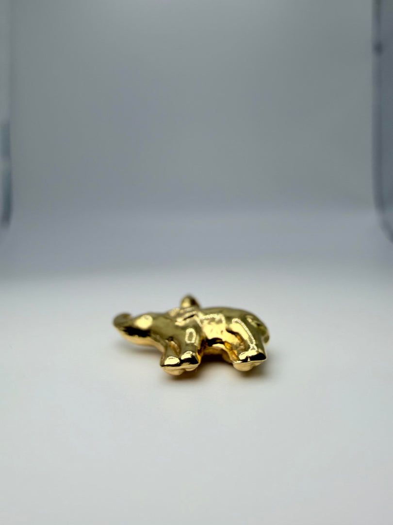 18Kt Yellow Gold Elephant Charm