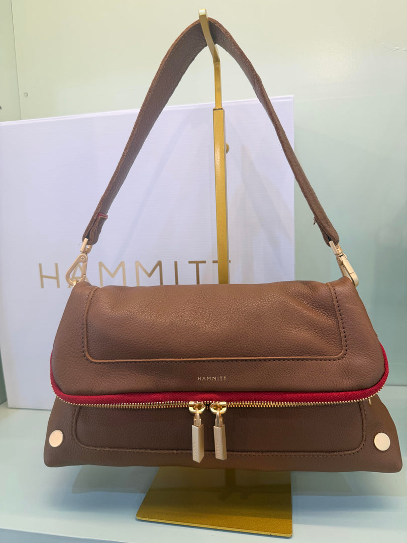 Hammit Beverly Mahogany pebble bag