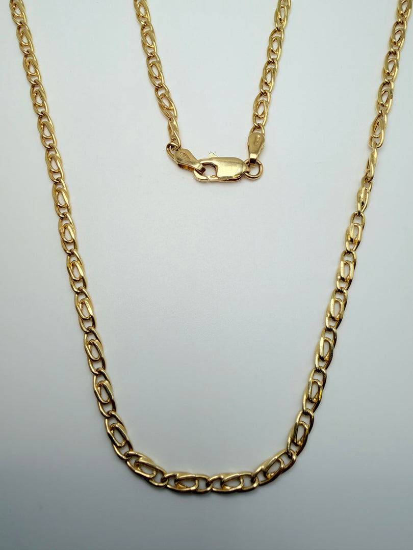 18Kt Yellow Gold 24" Link Chain