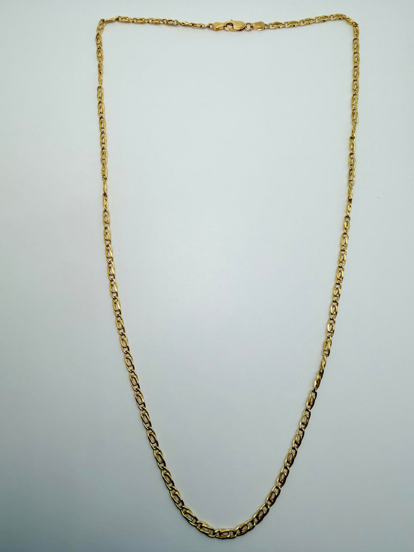 18Kt Yellow Gold 24" Link Chain