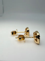 14Kt Yellow Gold 1/4CTW Diamond Cluster Stud Earrings (25213034)