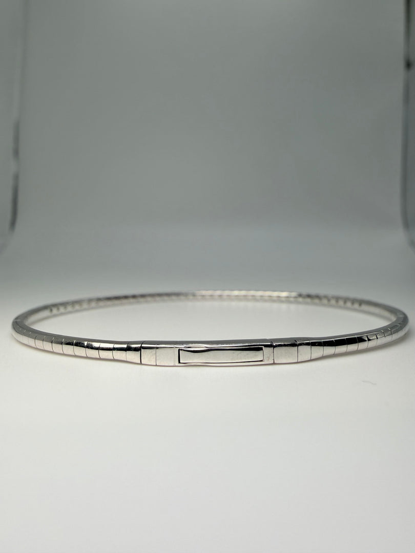14Kt White Gold 1/2CTW Natural Diamond Flexible Bracelet Size 6.50(Fsbg5185S8W-6C)