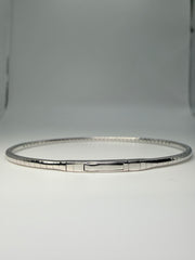 14Kt White Gold 1/2CTW Natural Diamond Flexible Bracelet Size 6.50(Fsbg5185S8W-6C)